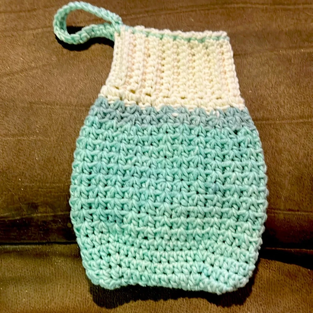 Handcrafted Shower Mitt